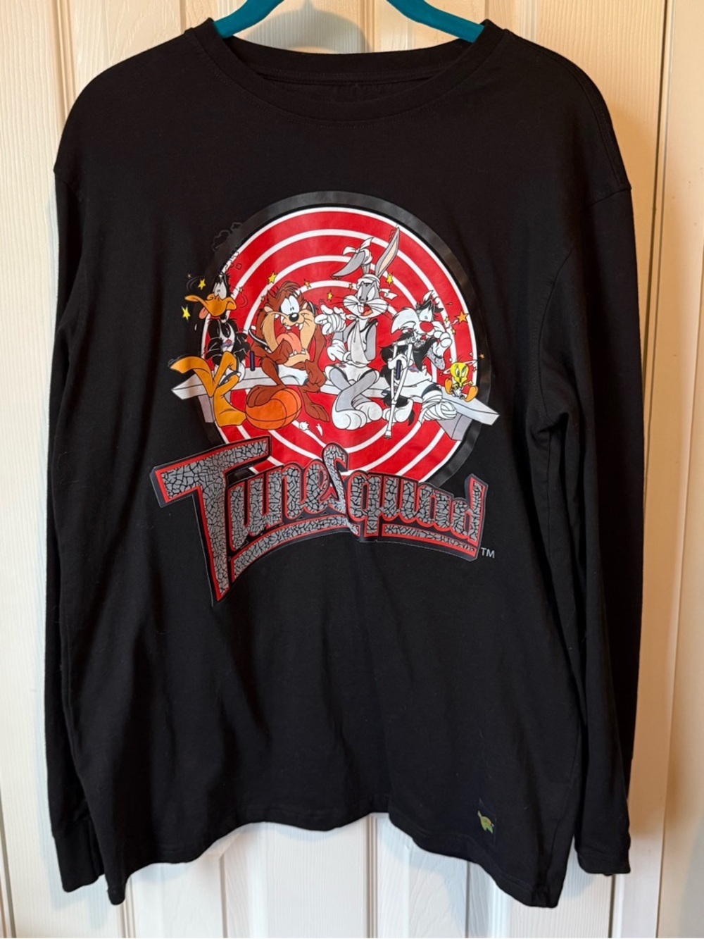 Space Jam Black Long sleeve top size Large